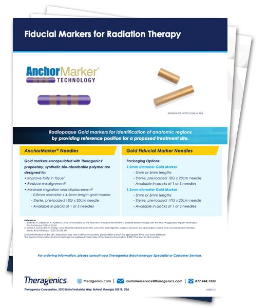 Fiducial Markers Sales Sheet